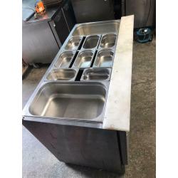 Commercial bench counter pizza fridge for pizza meat chiller jshshwh