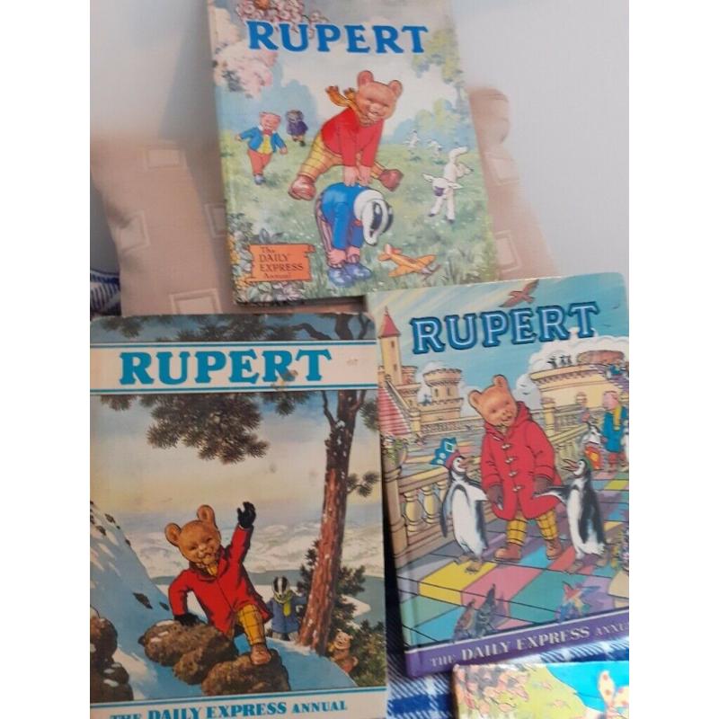Rupert the bear annuals