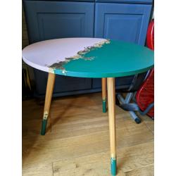 Upcycled side table