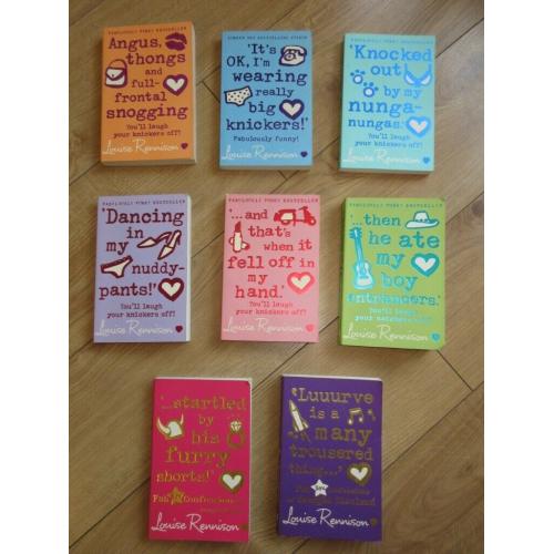 8 BOOK SET by Louise Rennison - Near Perfect Condition - Ideal for a gift!