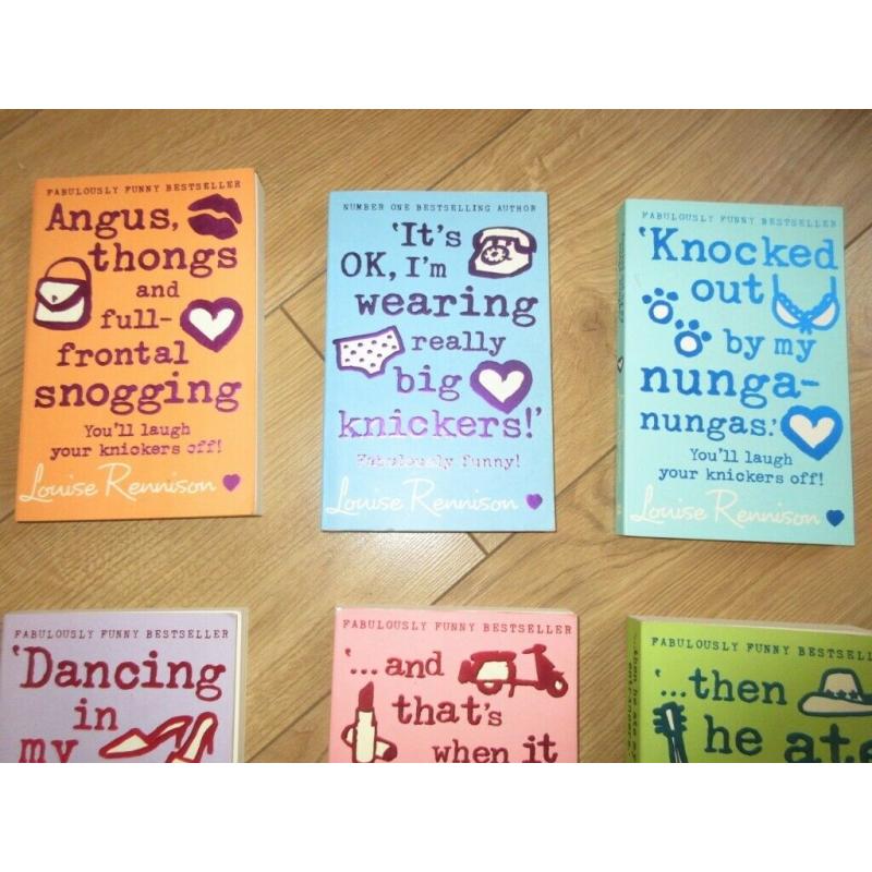 8 BOOK SET by Louise Rennison - Near Perfect Condition - Ideal for a gift!