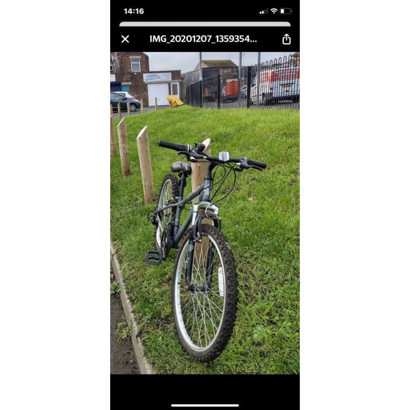 Teenagers bike, hardly used.