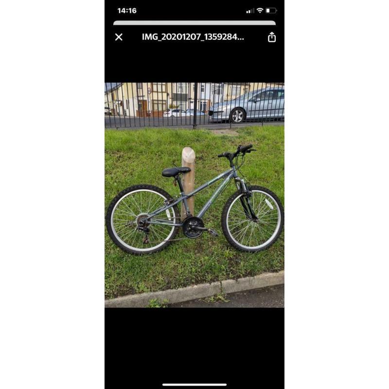 Teenagers bike, hardly used.