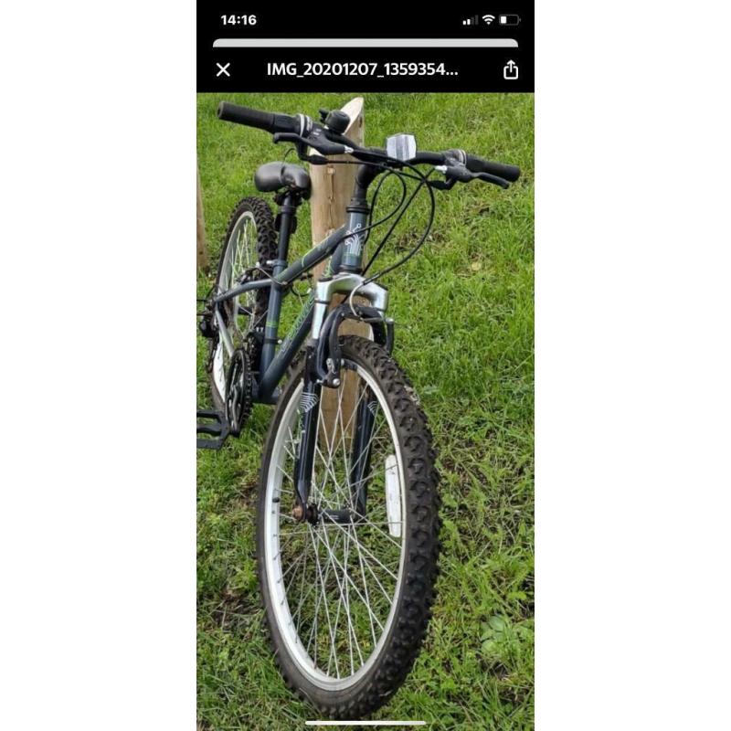Teenagers bike, hardly used.