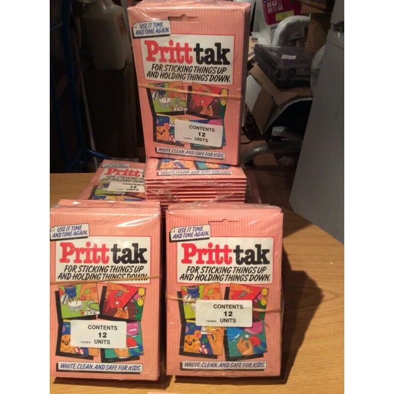 New White REUSABLE PRITT-Tak Adhesive (Blutak equivalent) - 2 for only ?1.