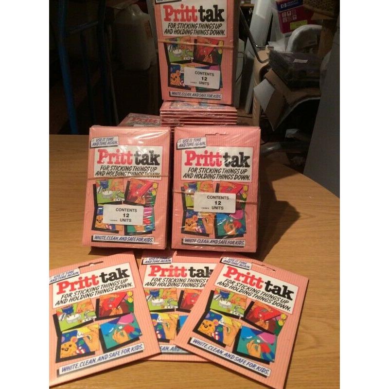 New White REUSABLE PRITT-Tak Adhesive (Blutak equivalent) - 2 for only ?1.