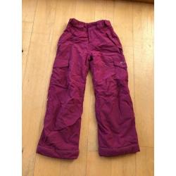 Ski Jacket and Salopette Set for 8 to 10 year old girl