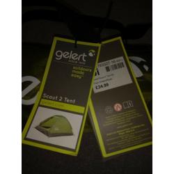 Brand new Gelert make scout 2 tent never used
