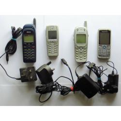 Job lot of 3 classsic mobile phones + chargers Nokia 6150 6610 Sony Ericsson K610i