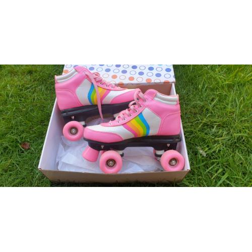 Rookie Forever Rainbow V2 Rollerskates with 4 wheels