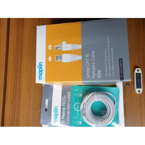 Amazing ASDL and CAT 6 cables for sale