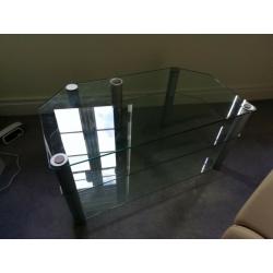 Glass TV and Home Entertainment Unit