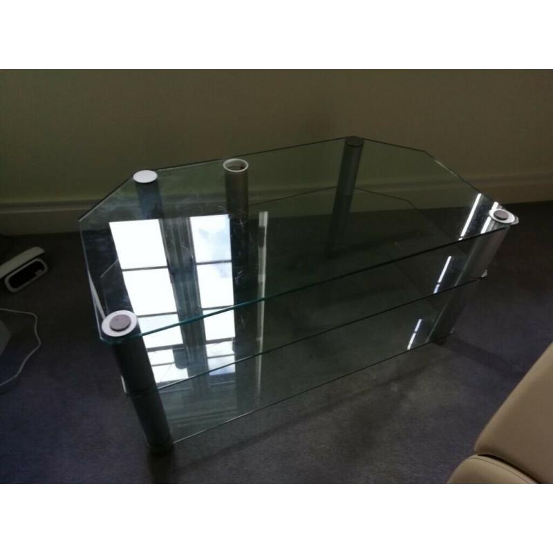 Glass TV and Home Entertainment Unit