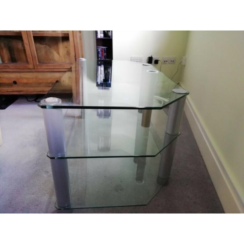 Glass TV and Home Entertainment Unit