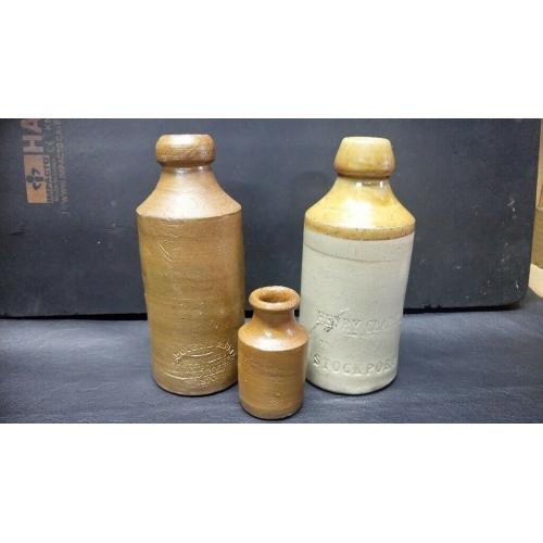 Vintage Stoneware Bottles