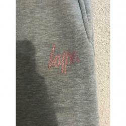 Hype girls grey jogging bottoms age 14