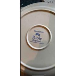 Poole Springtime part dinner service