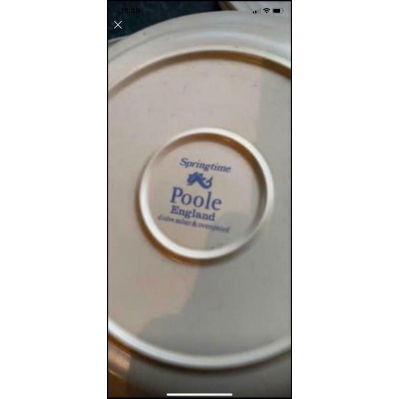 Poole Springtime part dinner service