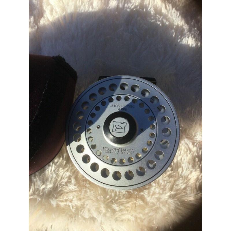 Hardy Ultralite 9/10 # line salmon reel