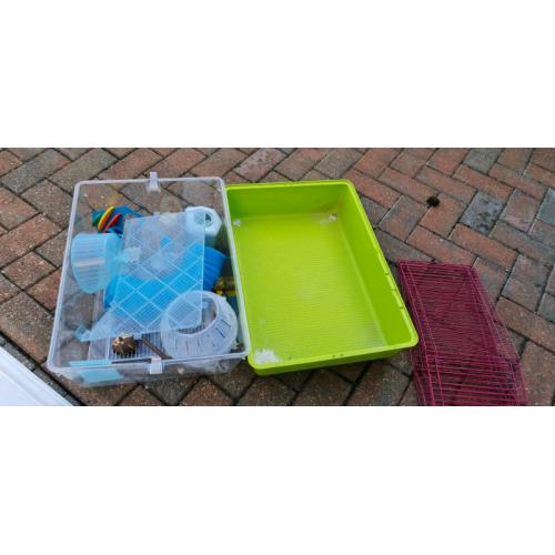 Hamster Cage and accessories