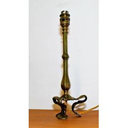 Art Nouveau Benson brass lamp industrial desk vintage light arts and crafts victorian antique