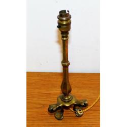Art Nouveau Benson brass lamp industrial desk vintage light arts and crafts victorian antique