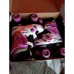 Adjustable quad skates