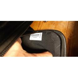 Samsonite genuine leather expandable laptop bag/office case