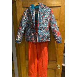 Ski jacket and salopettes - age 11-12years