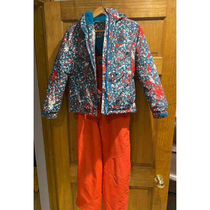 Ski jacket and salopettes - age 11-12years