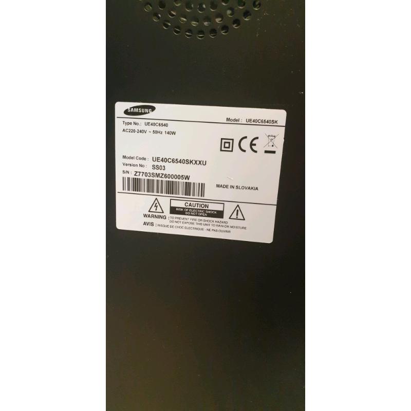 40" Samsung TV