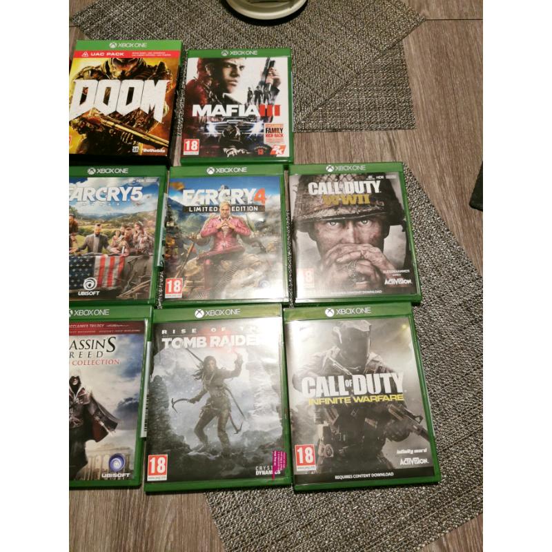 Xbox and Switch games for sale