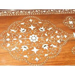 (#517) stunning inlaid wooden serving tray (Pick up only, Dy4 area)