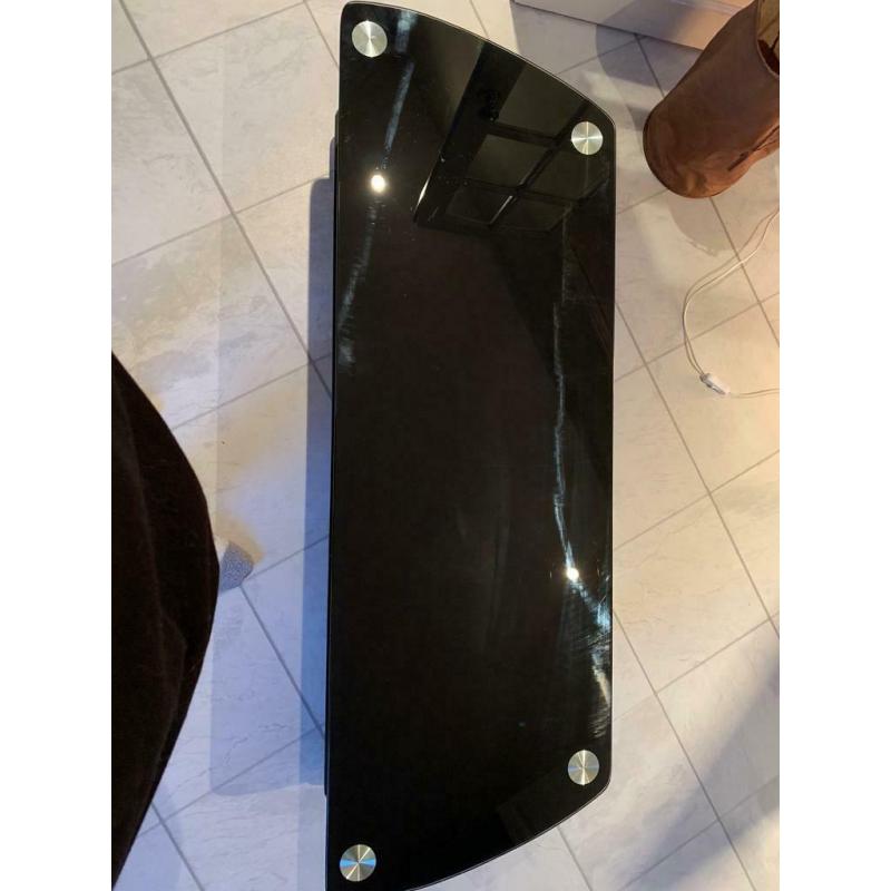 Glass TV stand