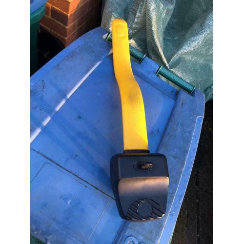Heavy duty steering stop lock