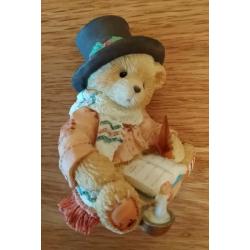 Cherished Teddies 617326 Bear Cratchit With Adoption Certificate & Box As New