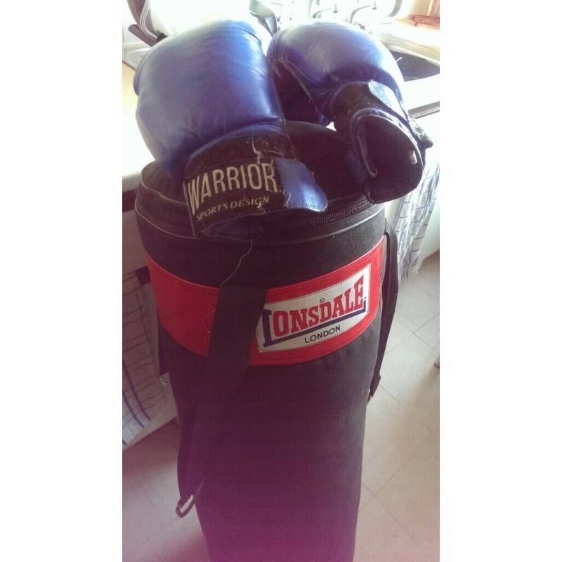 PUNCH BAG & GLOVES