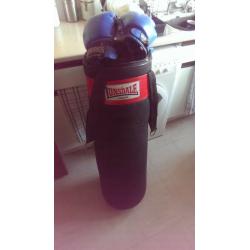 PUNCH BAG & GLOVES