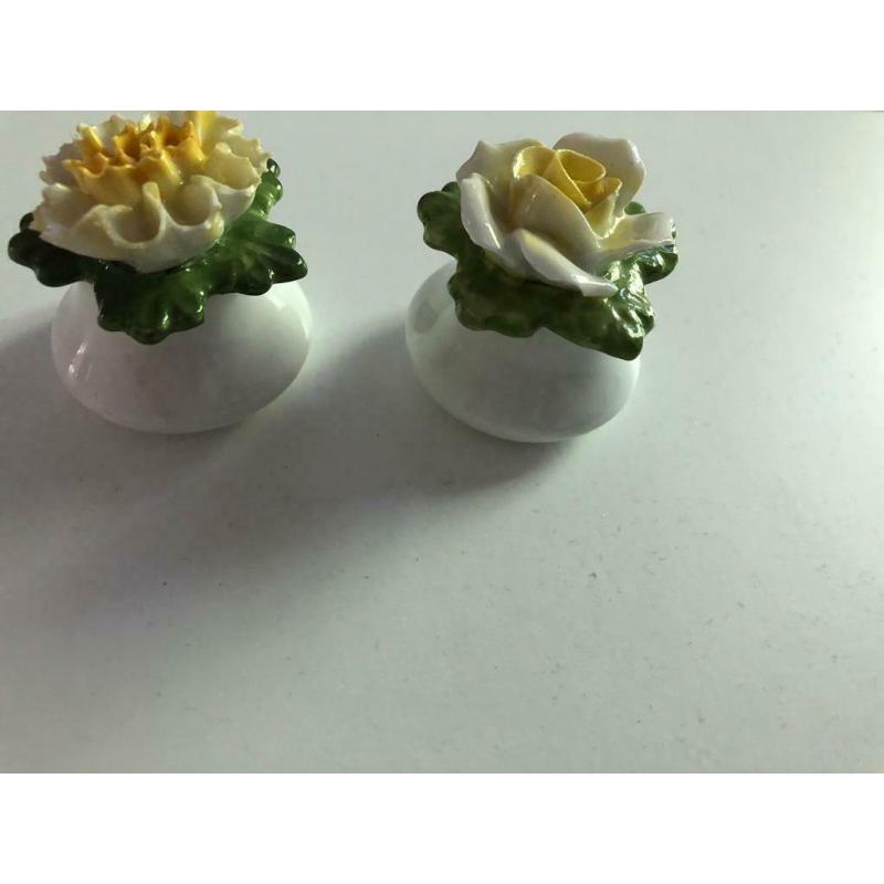 Vintage salt and pepper holders