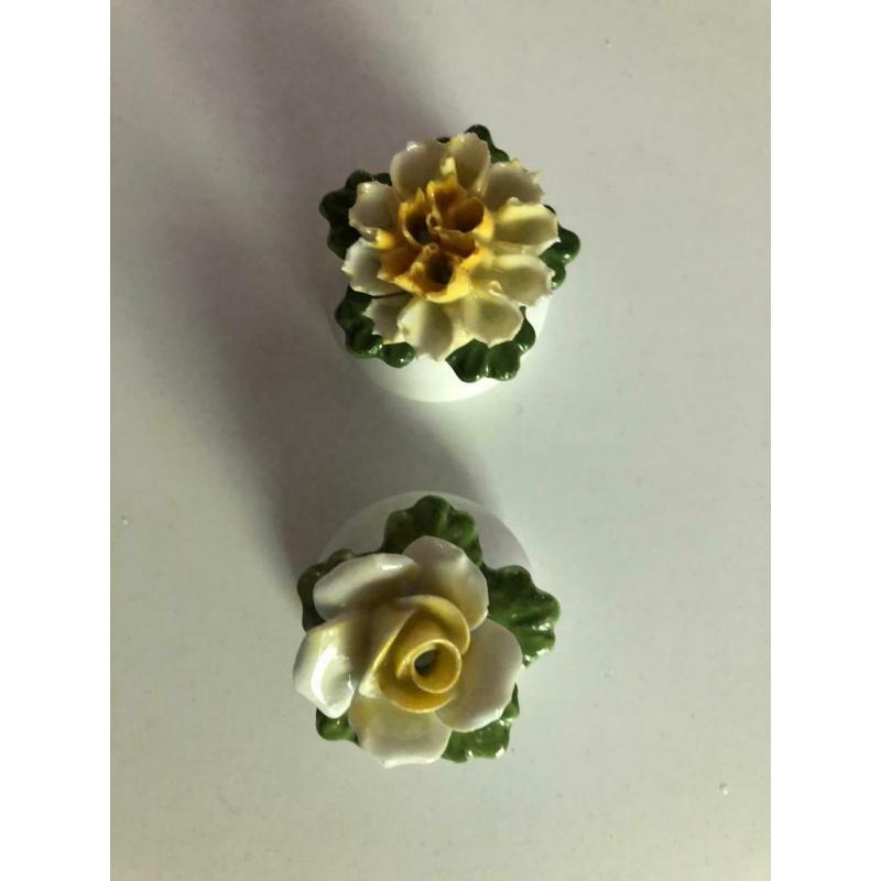 Vintage salt and pepper holders