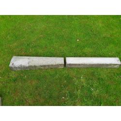 ROADSIDE KERB STONE AND DROPPER