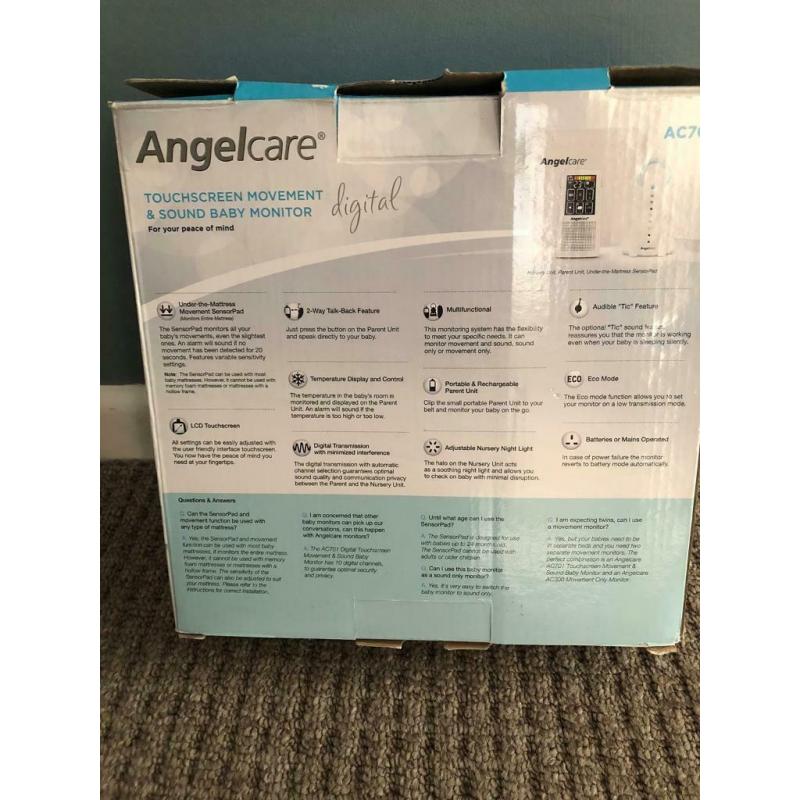 Angelcare baby monitor