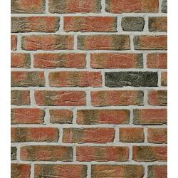 Brick tiles (slips) Antique Rustic Wasserstrich red/black ref 604NF Hand moulding