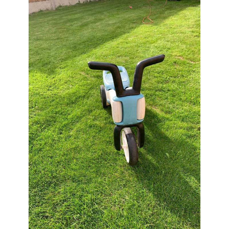 Chillafish bunzi balance bike, blue/white