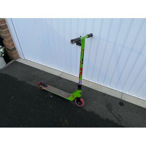 Boys Green Scooter