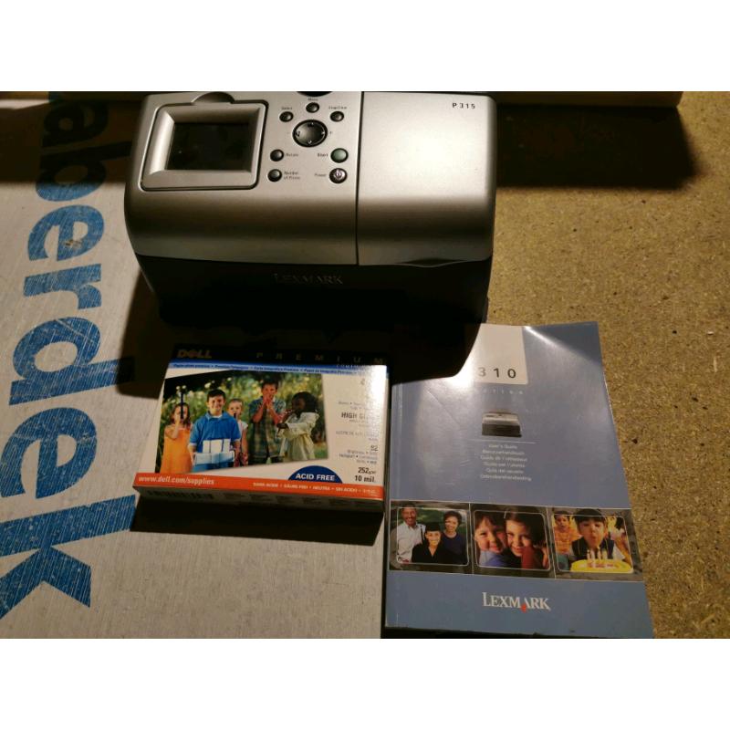 Lexmark 315 photo printer