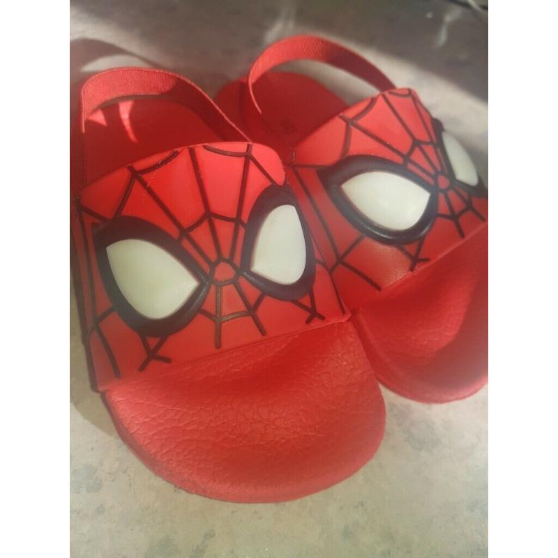 spiderman flip flops