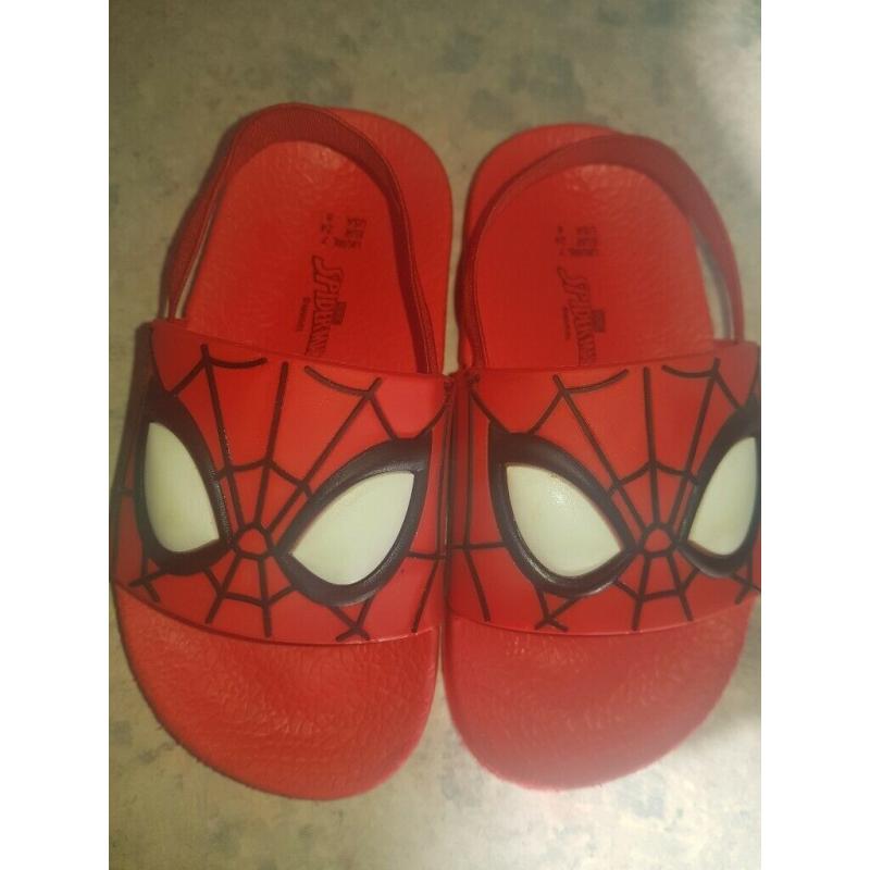 spiderman flip flops
