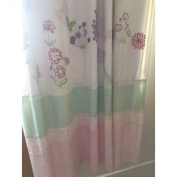 Next Girl?s Bedroom matching Rug and Lined Curtains with tie-backs