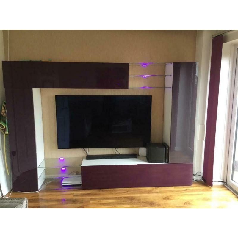 Living room Furniture set with lights